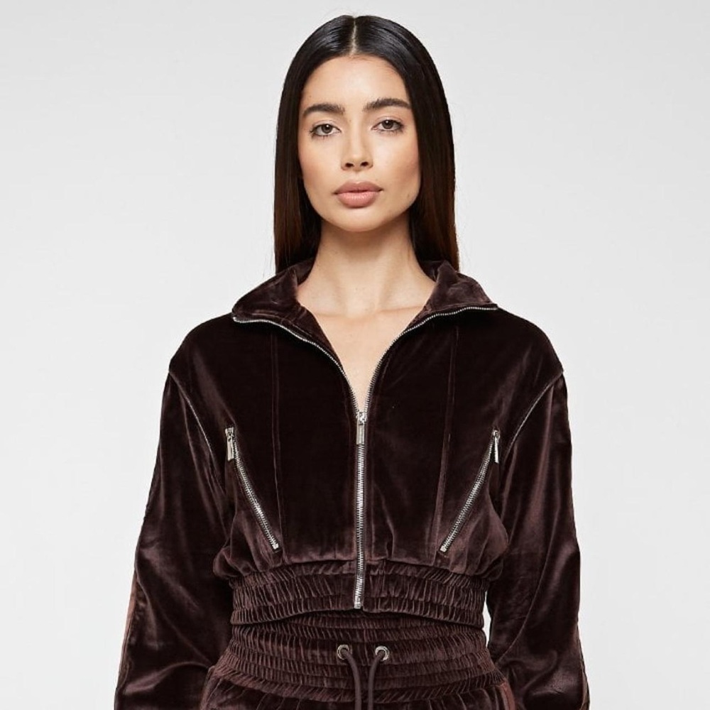 Manière De Voir Velour & Nylon Tracksuit SET